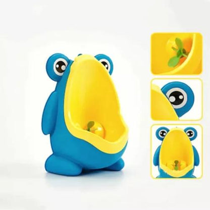 Urinario Infantil Sapo para Niños | Entrenamiento de Baño con Objetivo Giratorio