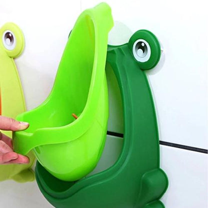 Urinario Infantil Sapo para Niños | Entrenamiento de Baño con Objetivo Giratorio