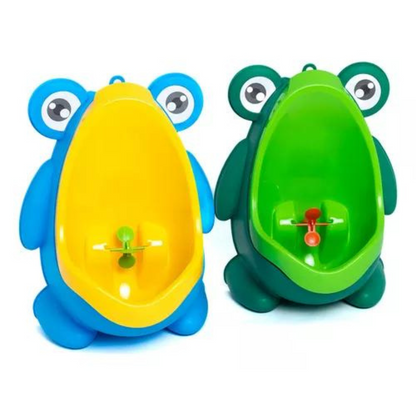 Urinario Infantil Sapo para Niños | Entrenamiento de Baño con Objetivo Giratorio